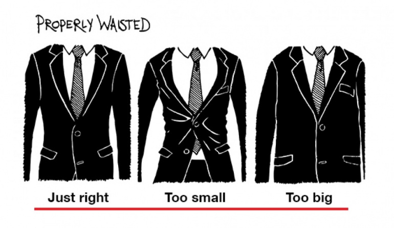 The Perfect Fit - Jacket Waist - Made to Measure Suits - Adelaide Suit ...